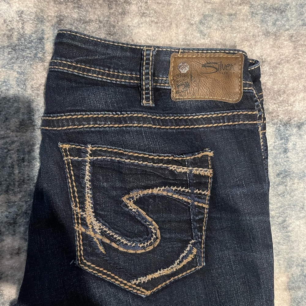Silver Jeans Dark Blue Denim